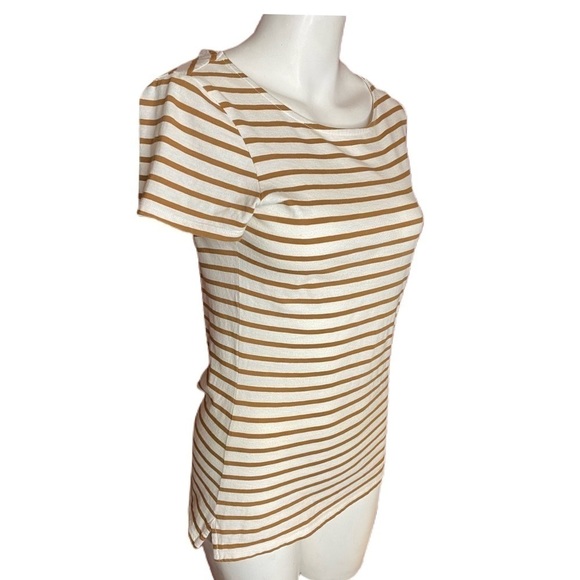 Boden Breton Striped Tee in Chartreuse - Picture 1 of 8